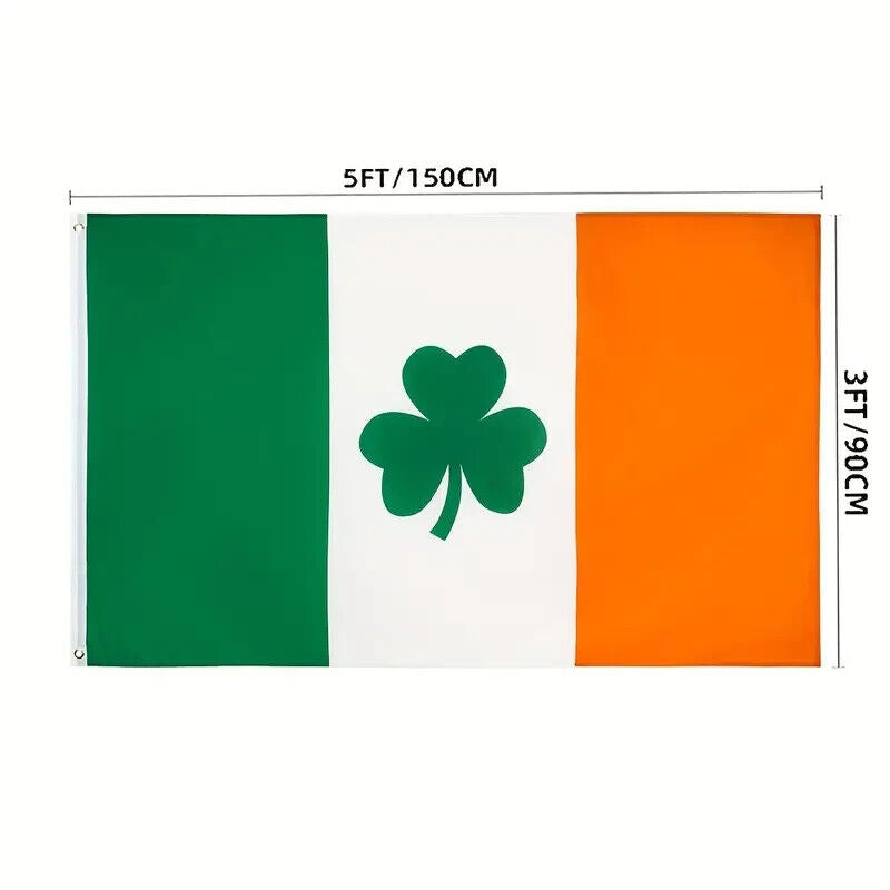 Ireland Clover Flag Irish Pride Novelty Flag Banner NEW! 3 ft x 5 ft Home & Garden:Yard, Garden & Outdoor Living:Décor:Flags Cozy Home Treasures